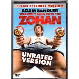 YOU DON'T MESS WITH THE ZOHAN DVD, Adam Sandler, UNRATED! BRAND-NEW, SEALED